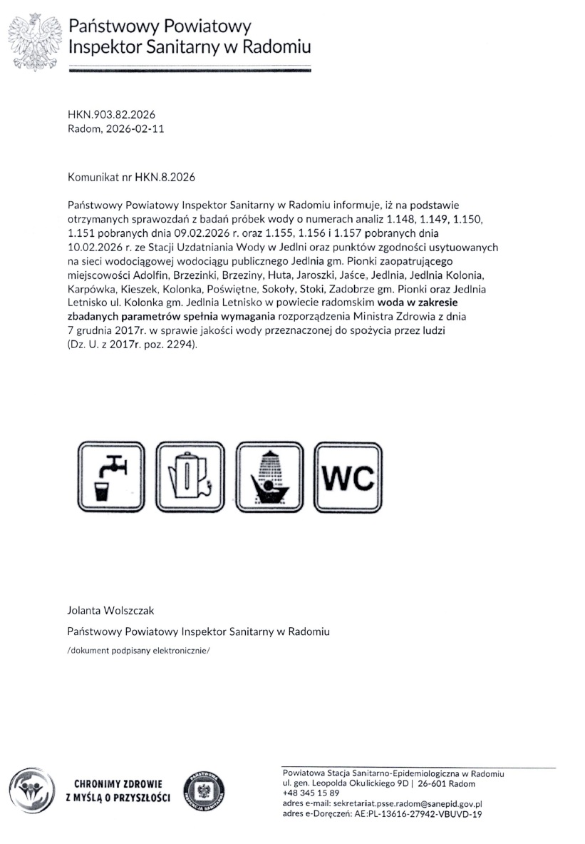 woda przydatna do spożycia